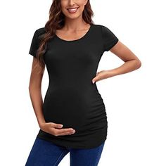 Nancy - La Belle Bump Stretch Bump-friendly Maternity Dress, Spring Maternity Bump-friendly Tops, Casual Solid Maternity Dress, Stretch Maternity Dress Nursing Friendly, Stretch Maternity Dress, Nursing Friendly, Nursing Friendly Stretch Maternity Dress, Stretch Maternity Dress With Nursing Friendly Design, Casual Stretch Bump Friendly Tops, Casual Stretch Tops Bump Friendly