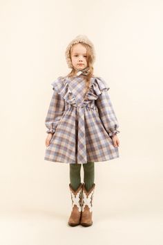 Cute Fitted Winter Dress, Playful Long Sleeve Playwear Dresses, Playful Long Sleeve Dresses For Playwear, Playful Fitted Dress For Fall, Playful Long Sleeve Dress For Dress-up, Playful Long Sleeve Dress-up Dresses, Cute Multicolor Winter Dresses, Playful Long Sleeve Dress For Spring, Long Sleeve Dresses For Spring Playtime