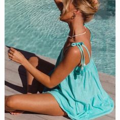 Cabo Gypsy Amalfi Summer Dress Gorgeous Color Nwt Out Of Stock. Casual Mini Dress, Marina Laswick, Easy Style, Cowgirl Hats, Mini Dress Casual, Cowrie Shell, Amalfi, Gorgeous Dresses, Everyday Look