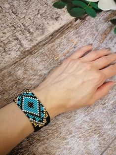 Aztec boho bracelet beaded Turquoise native American style | Etsy Bohemian Beaded Turquoise Bracelets, Bohemian Hand-strung Cuff Bracelet As Gift, Bohemian Turquoise Friendship Bracelets With Spacer Beads, Bohemian Turquoise Cuff Bracelet With Round Beads, Bohemian Beaded Cuff Bracelet, Handmade Turquoise Bohemian Stretch Bracelet, Southwestern Beaded Bracelet Gift, Southwestern Festival Beaded Bracelets, Handmade Bohemian Turquoise Stretch Bracelet