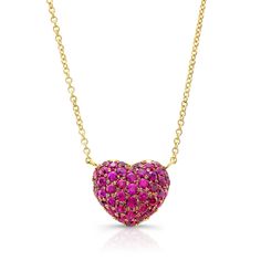 Ruby Full Heart Necklace – Alexandra Jules Elegant Heart Cut Ruby Necklaces, Luxury Red Heart Pendant Necklaces, Luxury Heart-shaped Diamond Necklace With 17 Jewels, Luxury Red Heart Pendant Jewelry, Luxury Pink Heart Cut Necklace, Luxury Heart Cut Ruby Jewelry, Luxury Pink Ruby Necklaces, Formal Heart Cut Ruby Necklaces, Formal Ruby Heart Cut Necklace