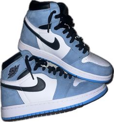 Light Blue Leather Basketball Shoes With Boost Midsole, Light Blue Leather High-top Sneakers With Rubber Sole, Blue Leather High-top Sneakers With Laces, Light Blue Leather Mid-top Sneakers, Blue Mid-top Sneakers With Contrast Sole, Blue Leather High-top Sneakers With Boost Midsole, Light Blue Leather High-top Sneakers, Blue Leather Jordan Shoes With Laces, Light Blue Leather Lace-up High-top Sneakers