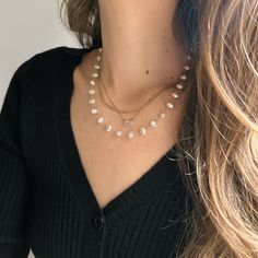 Necklace measures 18" long. 24k gold overlay over brass. "Overlay" has a thicker coating that will hold up longer than gold plated jewelry. Baroque Pearl Necklace, Gold Overlay, Baroque Pearls, Gold Plated Jewelry, Jewelry Plate, Pearl Necklace, Gold Plate, Brass, Gold