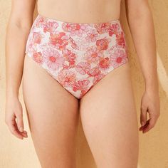 Refresh your beach wardrobe with this High-Waist Bikini Bottom from Shade & Shore™. The full-coverage swim bottom is made from soft, stretchy fabric with comfy lining for comfortable wear in and out of the water. Adorned with a multicolor floral print for tropical flair, it's tailored in a high-rise silhouette and features a pull-on design with elastic at the leg openings. Shade & Shore™: Made for the sun & fit for fun. Fitted Swim Skirt For Vacation, Stretch Bottoms For Sunbathing On Vacation, Pink Tie-side Vacation Bottoms, Pink Tie-side Bottoms For Vacation, Beachy Fitted Tie-side Bottoms, Pink Swimwear With Elastic Waistband For Vacation, High Waist Pink Bottoms For Sunbathing, Beachwear Tankini For Beach Season, Beachwear Bottoms For Sunbathing