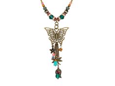 Unique vintage bohemian butterfly layered charm necklace accented with swarovski crystal beads. Bohemian Butterfly Charm Jewelry For Jewelry Making, Bohemian Jewelry With Butterfly Charm For Jewelry Making, Bohemian Butterfly Jewelry, Bohemian Butterfly Charm Jewelry For Gift, Bohemian Dangle Jewelry With Butterfly Charm, Bohemian Jewelry With Butterfly Charm Dangle, Bohemian Butterfly Charm Necklace As A Gift, Bohemian Butterfly Charm Necklace As Gift, Bohemian Necklace With Butterfly Charm