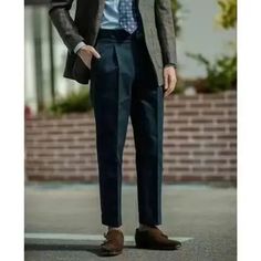 Aidase Spring Autumn Men's New Fashion Solid Color Suit Pants Male Business Casual Loose Pants Male High Waist Work Pants aidase-shop Men Korean Fashion, Formal Pants, Mens Pants Fashion, Business Casual Men, Casual Suit, Loose Pants, Suit Pants, Pants Men, Mens Fashion Summer