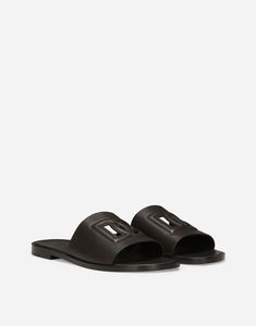 Calfskin slides with DG logo: Brown Calfskin insole with branded label Branded leather sole Item comes with a branded dust bag Made in Italy Man Sandals, Men Slides, Dg Logo, Suede Slides, Dolce And Gabbana Man, Slides Shoes, Leather Slides, Brown Shoe, Mens Sandals