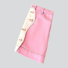 Step into the spotlight with our two-color patched pink denim skirt a must-have from our 2023 Summer Collection! This mid-waistline micro skirt with its Y2K-inspired design, painted prints, and polished finish is a timeless tribute to the millennium's iconic vogue sense.Why You'll Fall In LoveThis denim skirt is crafted with meticulous attention to detail. Its baggy shape promises unmatched comfort while the painted prints and sanded finish add a touch of artful allure. Bathed in a rich and radi Trendy Patchwork Summer Skirt, Trendy Summer Patchwork Skirt, Trendy Patchwork Skirt For Summer, High Waist Pink Mini Skirt With Pockets, Pink Cotton Patchwork Bottoms, Spring Pink Mini Skirt With Pockets, Trendy High-waist Pink Mini Skirt, Trendy High Waist Pink Mini Skirt, Pink Mini Skirt With Pockets For Spring