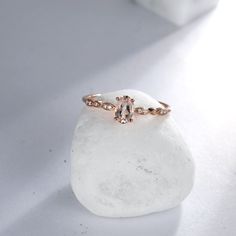 "[ Made to Order ] * Metal: 925 Sterling Silver * Custom Gold Color: Rose Gold plated, Yellow Gold plated, Silver * Main Stone Type: Peach Morganite, Oval, 6*4mm * Side Stone Type: Cubic Zirconia, 10 pcs * Gold KT: 14K Gold * Custom Gold Color: Rose Gold, Yellow Gold, White Gold * Main Stone Type: Peach Morganite, Oval, 6*4mm * Side Stone Type: Natural Diamond, 10 pcs, 0.026 ct. Jewelry Maintenance Tips - avoid chemicals - avoid collision - clean with a soft cloth - avoid water - remove jewelry Promise Oval Birthstone Ring With Rose Cut Diamonds, Oval Birthstone Ring With Rose Cut Diamonds For Promise, Oval Topaz Promise Ring With Rose Cut Diamonds, Oval Topaz Ring With Rose Cut Diamonds For Promise, Oval Crystal Ring With Rose Cut Diamonds For Promise, Dainty Oval Topaz Ring For Wedding, Dainty Oval Diamond Ring With Accent Stones, Delicate Oval Diamond Promise Ring, Delicate Oval Crystal Promise Ring