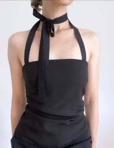 BANDEAU CORSET TOP Black Halter Neck Tie up Top/ Black Bow Tie Top/ Summer Top/ Black Top Retro Gift - Etsy Elegant Summer Halter Top With Tie Back, Halter Neck Top With Tie Back For Evening, Halter Neck Top With Tie Back For Party, Formal Summer Backless Halter Top, Black Tie Neck Top For Summer, Chic Sleeveless Halter Top With Bow Tie Back, Elegant Sleeveless Top With Bow Tie Back, Chic Evening Tops With Bow Tie Back, Elegant Party Tops With Bow Tie Back