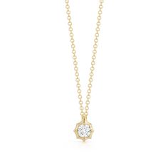 The Sophisticate Pendant is a perfect necklace to highlight the little accomplishments in life from anniversaries to work promotions. This solitaire diamond necklace features a single round brilliant-cut diamond elegantly hanging on an adjustable ball chain. Handcrafted in 18-karat gold Available in yellow gold, rose gold and white gold Diamond: 0.15 total carat weight Adjustable Chain: 18 inches Made in New York STYLE JX4069P/RND Classic Solitaire Necklace With Round Pendant And Adjustable Chain, Classic Solitaire Necklace In Diamond White With Adjustable Chain, The Sophisticate, Solitaire Diamond Necklace, Round Diamond Pendant, Diamond Solitaire Pendant, Bespoke Engagement Ring, Solitaire Earrings, Gold Ear Cuff