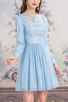 SKU: LIN01565 Fabric: Polyester Cotton Organza Style types: Sweet Lolita Season: Spring, Summer, Autumn, Winter Notice: Any of the accessory is not included. Size(IN) Neckline Shoulder Width Sleeve Length Bust Waist Dress Length S 17.72 13.19 23.43 35.24 26.77 34.06 M 18.11 13.58 23.82 36.81 28.35 34.45 L 18.50 13.98 24.21 38.39 29.92 34.84 XL 18.90 14.37 24.61 39.96 31.50 35.24 Organza Styles, Style Types, Op Dress, Spring Summer Autumn Winter, Sweet Lolita, Blue Vintage, Waist Dress, Vintage Lace, Xl Dress