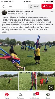 Field Day Activities, Field Day Games, Camp Games, Elementary Physical Education, Elementary Pe, Pe Activities, Pe Ideas, Yw Activities, Pe Games