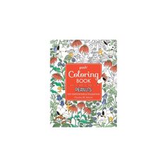 an adult coloring book with flowers and butterflies on the cover, in red ink that reads polli coloring book