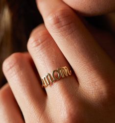 This mothers ring is the cutest way for Mom to feel the love all day, everyday. For all the incredible moms out there, this piece is made to honor you.Height: 5mm Marriage Material, Mothers Ring, Mom Ring, All Day Everyday, Mother Rings, Best Friendship, Gold Alloys, 24kt Gold, Pure Gold