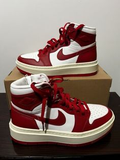 (eBay) Find many great new & used options and get the best deals for Nike Women’s Air Jordan 1 Elevate High Red/White DN3253-116 Size 10.5 No Box at the best online prices at eBay! Free shipping for many products! Jordan 1 Retro Valentines Day, Nike High-top Custom Sneakers In University Red, University Red High-top Nike Air Force 1, Nike Red High-top Sneakers With Air Max Cushioning, Red Lace-up High-top Sneakers With Air Max Cushioning, Red High-top Sneakers With Air Max Cushioning, White High-top Nike Air Force 1 With Red Sole, Air Jordan 1 Elevate High, Jordan 1 Elevate High