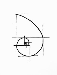 a black and white drawing of an object with lines in the shape of a circle