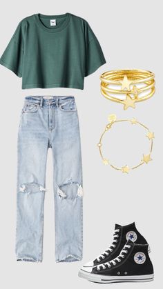 Cute Casual Day Outfits, Teen Outfit Ideas, Teen Spring Outfits, Cute Outfits Ideas, Simple Outfits For School, Teen Outfits, Casual Preppy Outfits, Trendy Outfits For Teens, Casual School Outfits