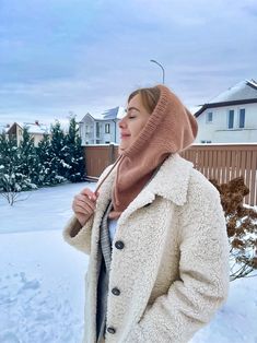 Wool balaclava Fluffy hood is the trend of 2022/2023 This is a handy accessory that won't ruin your hair and keep you warm in cold weather. You will be comfortable and comfortable. Mink yarn is very warm and pleasant. One size fits all  Fits most head sizes from 20 to 24 inches (56-60 cm). Balaclava color  REDDISH BROWN -48   You can order it in any other size or color. Various colors in the attached file.      PLEASE NOTE: Actual colors may slightly differ depending on your computer monitor! On order within 7-14 days. ▬ Material: mink wool and angora yarn. ▬ CARE ▬ Hand or delicate wash only at 30 o with shampoo, dry on a flat surface. All items are pre-washed. ▬ DELIVERY Gift wrap Dispatch within 1-3 business days Express delivery possible * USA: 7-21 business days. * Europe: 7-14 busine Winter Hooded Balaclava One Size, Cozy Balaclava For Cold Weather And Fall, Cozy Balaclava For Cold Weather In Fall, Solid Balaclava For Fall Cold Weather, Solid Balaclava For Cold Weather In Fall, Fall Balaclava For Cold Weather, Winter Solid Balaclava With Fleece Lining, Cozy Hooded Balaclava For Winter, Casual Winter Balaclava With Fleece Lining