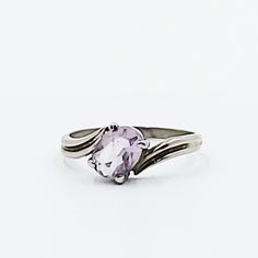 Amethyst Ring 1.5 ct Sterling Silver Band - Elevated Metaphysical Love Energy, Spiritual Connection, Healing Energy, Purple Hues, Inner Strength, Amethyst Stone, Ancient Times, Sterling Silver Bands, Amethyst Gemstone