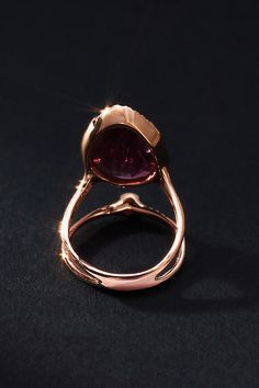 Made with 14k, 18k, and 24k gold, this collection is designed with everyday wear in mind. Whether working out, running errands, or heading to dinner, these made-to-last pieces add a glimmer of luxury to every look. | Sun Ring by Sirciam Jewelry in Pink, Women's, Size: 5, Gold at Anthropologie Exquisite Gold Rings For Evening, Exquisite Yellow Gold Rings For Evening, Luxury Polished Open Ring Jewelry, Elegant Ruby Ring With Diamond For Party, Luxury Rose Gold Jewelry For Evening, Luxury Rings With Polished Finish For Formal Occasions, Luxury Evening Rings With Gemstone, Gold Diamond Ring For Evening, Elegant Gemstone Rings For Evening