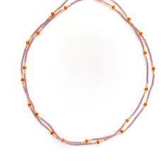 Pink seed beads, carnelian and gold vermeil beads Gold fill clasp necklace 32", can be doubled Inspired by ancient and ethnic art as well as life in New York City, Brooklyn based Debbie Fisher combines her love of color and style in her handcrafted jewelry. Mixing delicate semi-precious stones with colorful glass beads makes her work unique and wearable. Orange Bohemian Hand-strung Beaded Necklace, Artisan Multi-strand Jewelry With Tiny Beads, Handmade Bohemian Yellow Gold Beaded Bracelets, Handmade Yellow Gold Bohemian Beaded Bracelets, Handmade Artisan Double Strand Beaded Necklace, Handmade Double Strand Beads For Gifts, Handmade Double Strand Beads As Gift, Handmade Double Strand Beads For Gift, Gold Multi-strand Gemstone Beads