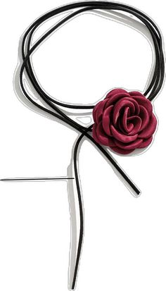 Rose-colored Flower Jewelry For Party, Rose Flower Jewelry For Party, Flower-shaped Rose Design Necklace For Party, Elegant Clavicle Chain Choker For Valentine's Day, Elegant Rose Flower Pendant Necklace, Rose Red Jewelry With Rose Design For Party, Elegant Rose Necklaces For Valentine's Day, Party Jewelry With Rose Design In Rose Red, Rose Design Necklace For Party