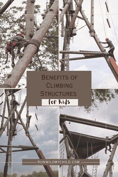 Benefits of Climbing Structures for Kids - plus, tips for visiting and how to find Alpine Towers and other climbing structures near you! #alpinetower #climbingstructures #benefitsofclimbing #climbingforkids Climbing Structures For Kids, Climbing Tower, Hiking With Kids, Outdoor Activities For Kids, Homeschool Planning, Kids Running, Family Outdoor, Nature Crafts