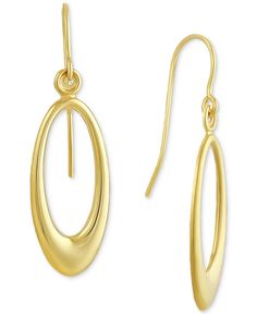 in stock Macy's Yellow Gold Oval Earrings, Nickel-free Yellow Gold Drop Clip-on Earrings, Yellow Gold Nickel-free Dangle Teardrop Earrings, Nickel-free 14k Gold-filled Yellow Gold Earrings, Elegant 14k Gold Drop-shaped Chandelier Earrings, Store Signs, 10k Gold, Drop Earrings, Gold