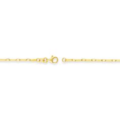 Perfect your everyday look with the timeless yet charming design of this flat link chain bracelet in solid 14K gold. Fashioned in solid 14K gold Flat oval-shaped links alternate with dainty connectors along this 1.85mm-wide diamond-cut chain. This 7.5-inch bracelet secures with a lobster claw clasp. Link Chain Bracelet, Gold Flats, Diamond Cut, Link Chain, Lobster Claw, Chain Bracelet, Everyday Look, Diamond Cuts, Bracelet