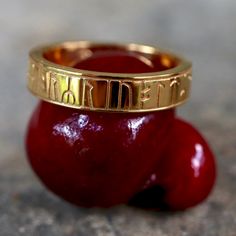 Kingmoor ring. 18k Gold-plated brass.   https://bonene.com/products/kingmoor-ring-gold-plated-brass Two And A Half, Anglo Saxon, Lost Wax Casting, Lost Wax, British Museum, Ring Gold, Runes, Gold Rings, 18k Gold