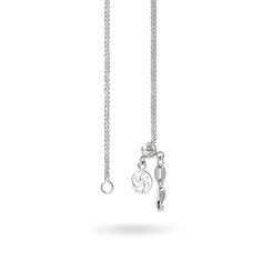 This adjustable 14K gold Spiga link chain lends a braided look to this essential necklace. Link Chain, Chain Lengths, Solid Gold, Silver Bracelet, Silver Necklace, White Gold, Necklaces, Chain, Silver