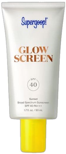 Super Goop Sunscreen, Super Goop Tinted Sunscreen, Supergoop Glow Stick, Super Goop Glow Screen, Goop Glow, Glow Screen Supergoop, Glow Screen, Supergoop Glowscreen, Skincare Essentials