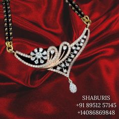 Mangalsutra Pendent, Silver Mangalsutra, Silver Market, Black Diamond Necklace, Black Beads Mangalsutra, Ankle Jewelry, Diamonds Necklace, Silver Jewellery Indian, South Indian Jewelry