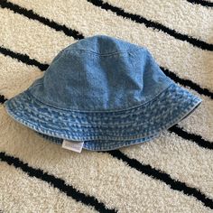 Gap Kids Jean Bucket Hat Nwto | 4-5 Years Adjustable Denim Bucket Hat For Beach, Adjustable Medium Wash Bucket Hat For Beach, Blue Cotton Sun Hat One Size Fits Most, Spring Adjustable Fit Hat For Playtime, Adjustable Fit Hats For Playtime In Spring, Adjustable Blue Playful Bucket Hat, Playful Adjustable Blue Bucket Hat, Gap Adjustable Curved Brim Hat, Casual Blue Cotton Sun Hat