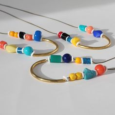 Each necklace is uniquely curated with vintage acrylic beads that I collected over the years from an old jewelry warehouse in NYC. The decades-old beads are paired with a beautiful aged-brass curve. This is an artistic and abstract statement piece -- each one showcasing gorgeous colors and shapes. (Other styles with vintage beads available) I have other curved styles here: https://etsy.me/2NZDvfB *If you prefer a different length, just let me know during checkout!* ► DETAILS: Chain length: 32 in Retro Multicolor Necklaces For Jewelry Making, Multicolor Vintage Necklace With Spacer Beads, Vintage Multicolor Necklace With Spacer Beads, Retro Colorful Beads Jewelry For Jewelry Making, Retro Colorful Beads Jewelry For Making, Retro Colorful Beads Necklace As Gift, Retro Colorful Beads Necklace For Gift, Retro Multicolor Round Beads Necklace, Retro Multicolor Round Beads Jewelry