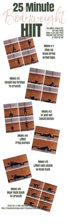 a poster with instructions for how to do an exercise on the floor and in front of it