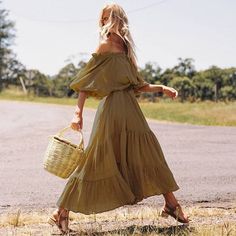 Maxi boho solid sexy off the shoulder lantern sleeve long dress with Free shipping | Uniqistic.com Bohemian Solid Color Maxi Dress For Vacation, Bohemian Solid Color Midi Dress For Vacation, Bohemian Solid Color Midi Dress For Summer, Bohemian Solid Color Maxi Dress For Day Out, Bohemian Midi Dress In Solid Color For Spring, Bohemian Solid Color Midi Dress, Summer Midi Dress With Lantern Sleeves For Brunch, Summer Flowy Lantern Sleeve Midi Dress, Summer Lantern Sleeve Midi Dress For Brunch