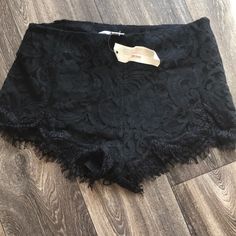 Cute Black Lace Shorts New With Tag Petite Small Black Lace Shorts, Cute Black, Lace Shorts, Black Lace, Womens Shorts, Lace, Women Shopping, Black, Color