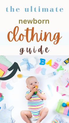 If you're about to have a newborn and don't know how many clothes and what kind of clothes to have on hand, this newborn clothes checklist will be a very valuable guide to have on hand while shopping for baby. Clothes Checklist, Newborn Clothes Checklist, Baby Essential Checklist, Clothes To Buy, Baby Led Weaning First Foods, Baby Announcement Photoshoot, Newborn Clothes, Baby Equipment