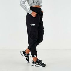 Adidas Originals Women's Baloon Cargo Pants Fl9103 Black - New With Tags. 100% Nylon. We Only Sell 100% Genuine Products, Sourced From Major Retailers. Adidas Cargo Pants, Cargo Nike, Adidas Cargo, Pants Adidas, Nylon Pants, Adidas Originals Women, Cargo Joggers, Active Wear Pants, Cargo Pants Women