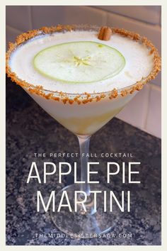 the perfect fall cocktail apple pie martini