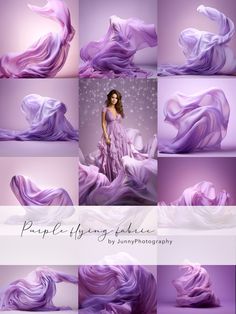 some very pretty purple and white pictures