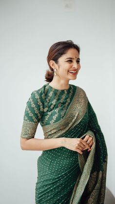 Indian Wedding Saree Blouse for Women, Banarasi Soft Lichi Silk Green Saree, Fancy Zari Weaving Saree for Reception,stylish Saree for Mother - Etsy Green Blouse Pattern, Saree For Brides Mother, Modest Blouse Designs, Reshma Sebastian, Saree For Mother, Modest Saree, Saree For Reception, Saree Engagement, Benaras Sarees