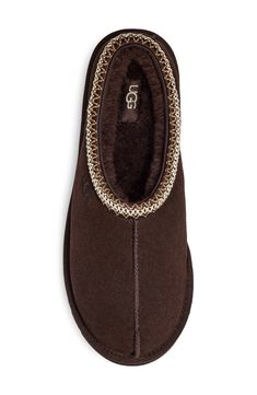 A top-quality suede upper is shaped over a light, flexible EVA sole and plush lining for comfortable indoor and outdoor wear. Slight dye transfer may occur with darker colors during first few wears Leather upper/genuine shearling or UGGpure-wool lining/EVA sole Shearling may be sourced from Australia, Ireland, Spain, the UK or the USA. See packaging for confirmed country of origin Imported Dusted Cocoa Tasman Uggs, Mens House Slippers, Men Uggs, Uggs Men, Casual Western Outfits, Male Slippers, Men Christmas Gifts, Cool Slippers, Mens Ugg Slippers