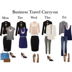 Business Travel Outfits, Look Office, Packing Clothes, Outfits Polyvore, Business Trip, Work Wardrobe, Professional Outfits, Travel Packing