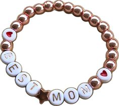 Toddler Valentine Gifts, Letters Bracelet, Grandma Sign, Baseball Bracelet, Toddler Bracelet, Bracelet Name, Toddler Valentines, Bracelet Rose Gold, Boys Jewelry