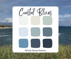 the color scheme for coastal blues is shown