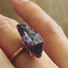 Raw Amethyst Ring Raw Crystal Ring Raw Crystals and Stones | Etsy Raw Amethyst Ring, Raw Crystal Ring, Raw Stone Ring, Raw Crystals, Raw Amethyst, Amethyst Jewelry, Crystal Ring, Ring Sizer, Men's Jewelry Rings