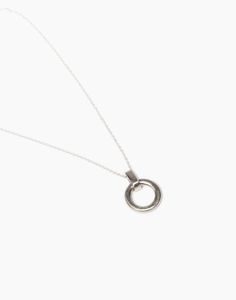 BEAU NECKLACE — Odette New York Sterling Silver Timeless Everyday Necklace, Sterling Silver Timeless Necklace For Everyday, Minimalist Jewelry With Round Pendant Box Chain, Minimalist Jewelry With Box Chain And Round Pendant, Everyday Round Box Chain Necklace, Minimalist Nickel-free Sterling Silver Necklace, Minimalist Sterling Silver Pendant Chain Necklace, Minimalist Cable Chain Necklace With Round Pendant, Simple Everyday Round Pendant Necklace